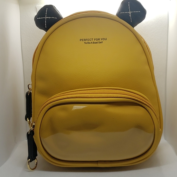 Mustard Yellow Mini Bag With Ears - Picture 1 of 7